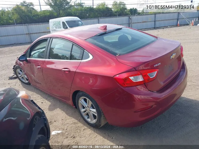 2017 Chevrolet Cruze Lt Auto VIN: 1G1BE5SM4H7129314 Lot: 40302116