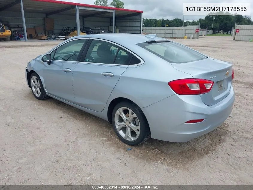 2017 Chevrolet Cruze Premier Auto VIN: 1G1BF5SM2H7178556 Lot: 40302314