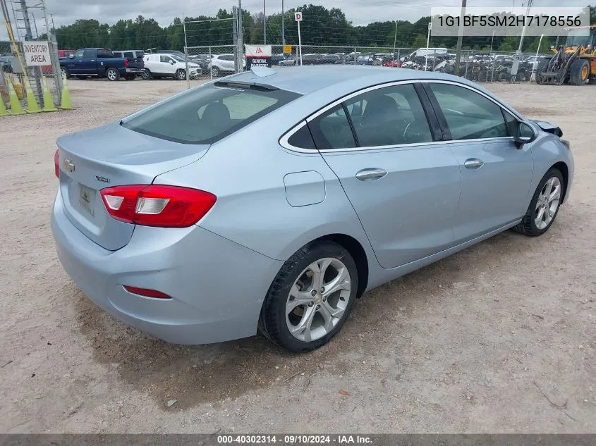 2017 Chevrolet Cruze Premier Auto VIN: 1G1BF5SM2H7178556 Lot: 40302314