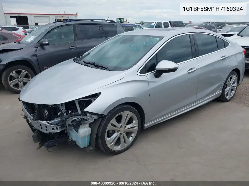 1G1BF5SM1H7160324 2017 Chevrolet Cruze Premier Auto