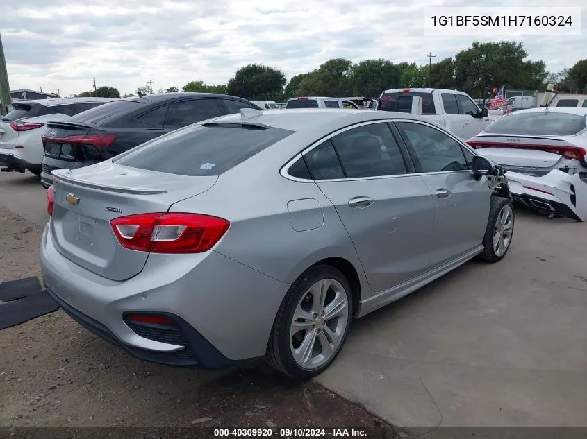 2017 Chevrolet Cruze Premier Auto VIN: 1G1BF5SM1H7160324 Lot: 40309920