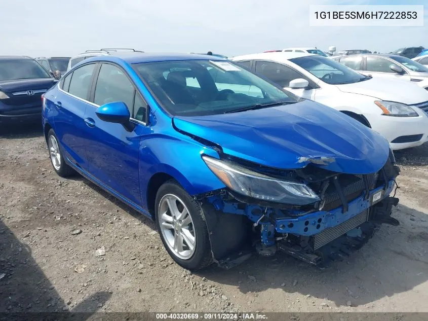 1G1BE5SM6H7222853 2017 Chevrolet Cruze Lt Auto