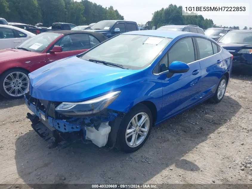 2017 Chevrolet Cruze Lt Auto VIN: 1G1BE5SM6H7222853 Lot: 40320669