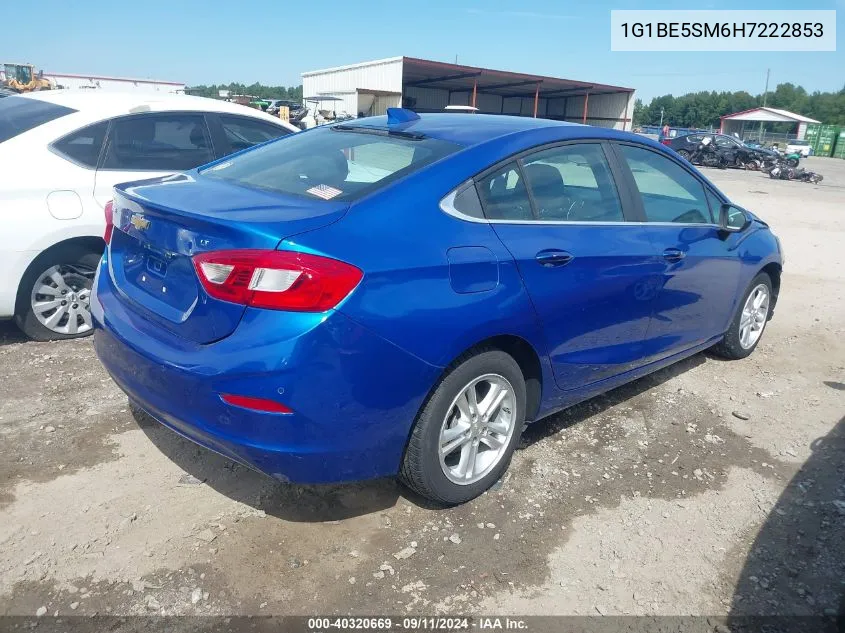 1G1BE5SM6H7222853 2017 Chevrolet Cruze Lt Auto