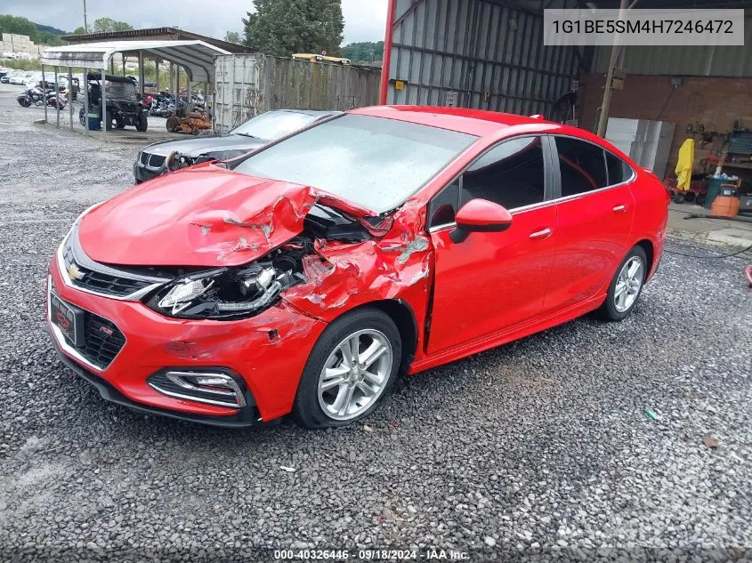 2017 Chevrolet Cruze Lt Auto VIN: 1G1BE5SM4H7246472 Lot: 40326446