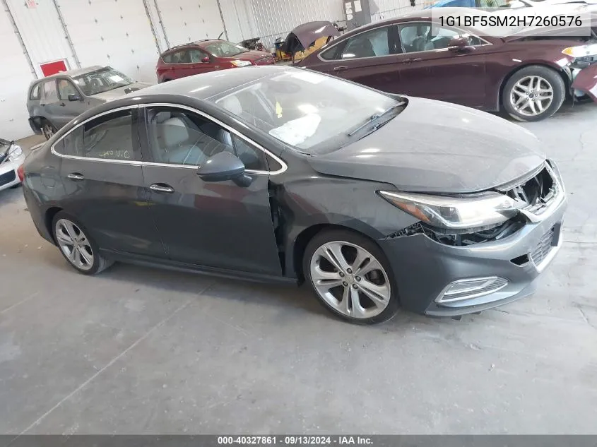 1G1BF5SM2H7260576 2017 Chevrolet Cruze Premier