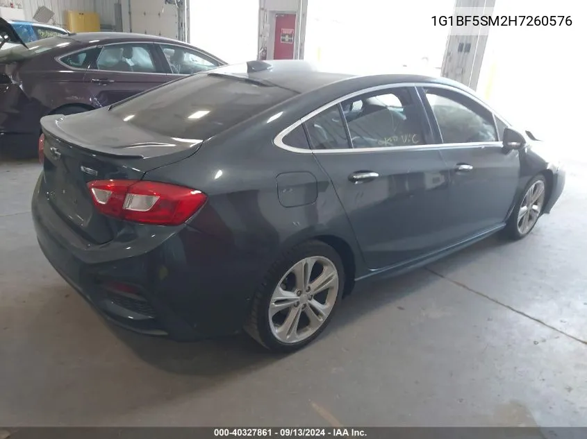 1G1BF5SM2H7260576 2017 Chevrolet Cruze Premier Auto