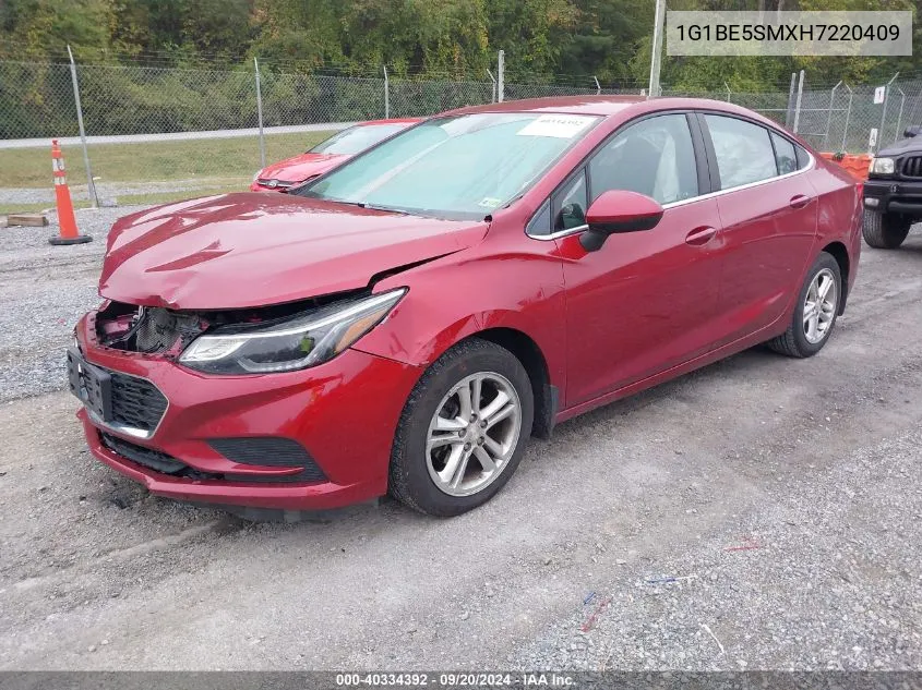 1G1BE5SMXH7220409 2017 Chevrolet Cruze Lt Auto