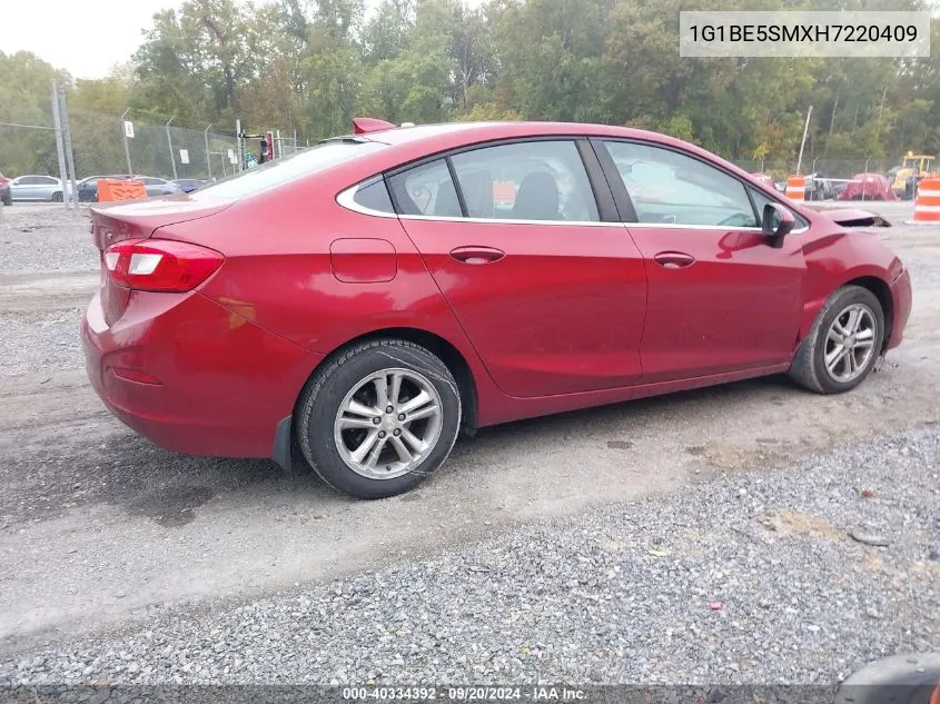 1G1BE5SMXH7220409 2017 Chevrolet Cruze Lt Auto