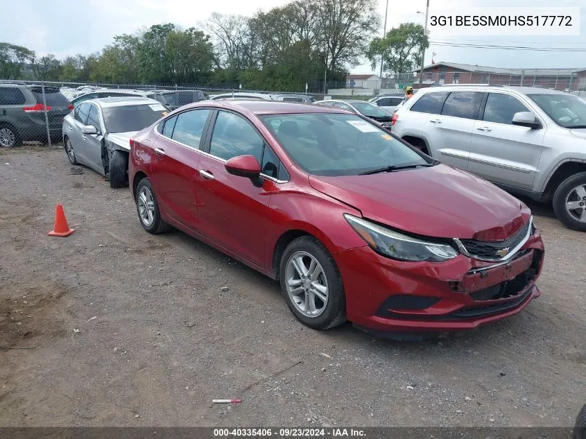 2017 Chevrolet Cruze Lt VIN: 3G1BE5SM0HS517772 Lot: 40335406