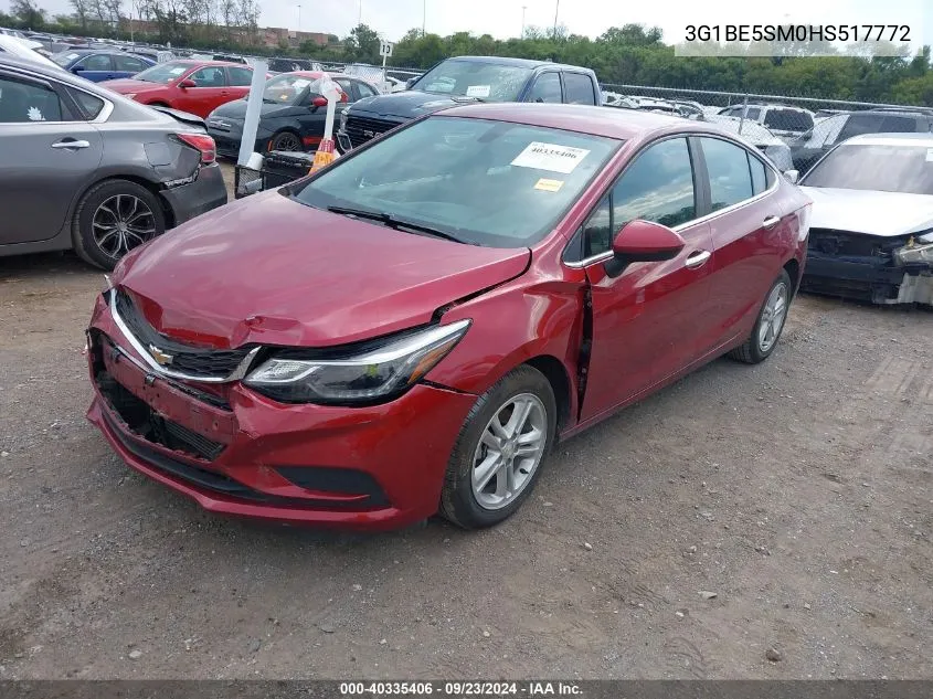 2017 Chevrolet Cruze Lt VIN: 3G1BE5SM0HS517772 Lot: 40335406