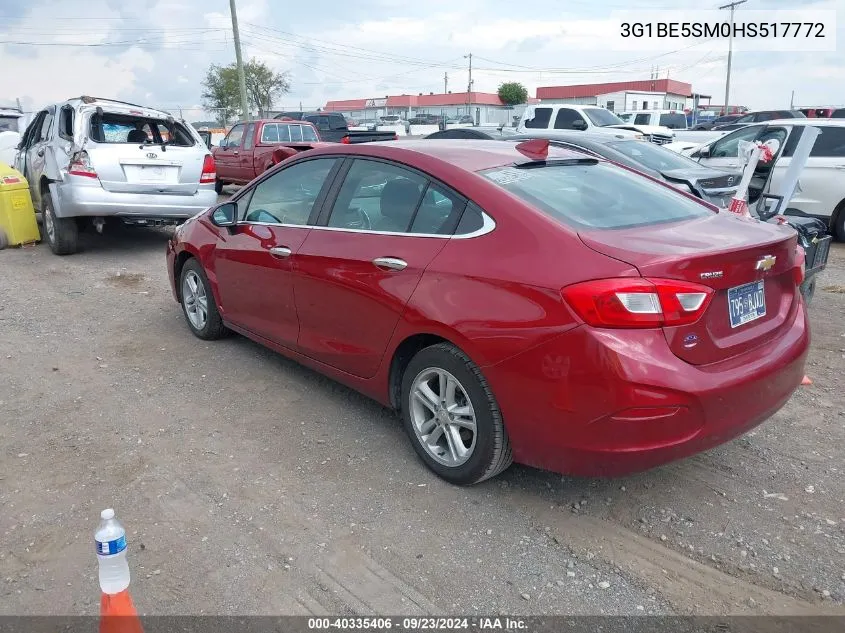 2017 Chevrolet Cruze Lt VIN: 3G1BE5SM0HS517772 Lot: 40335406