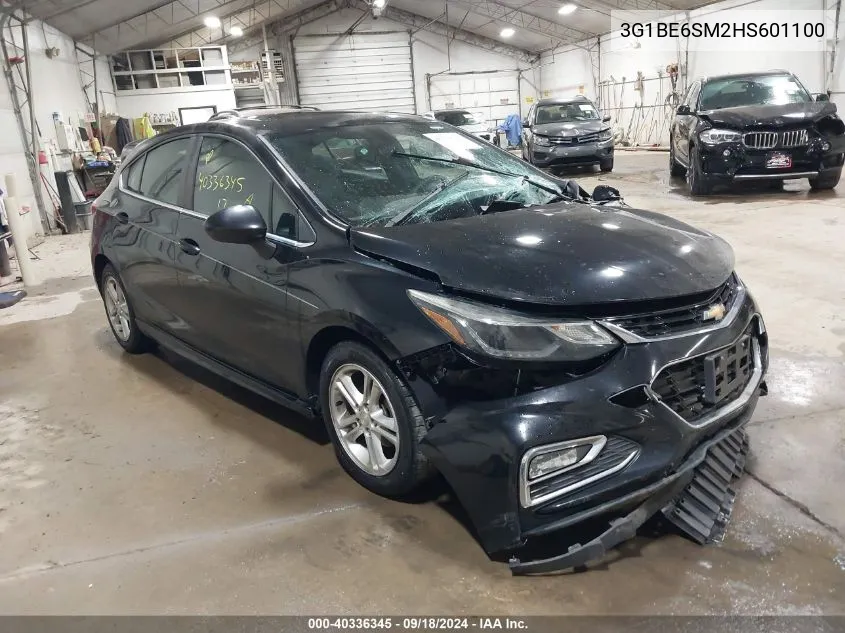 2017 Chevrolet Cruze Lt VIN: 3G1BE6SM2HS601100 Lot: 40336345