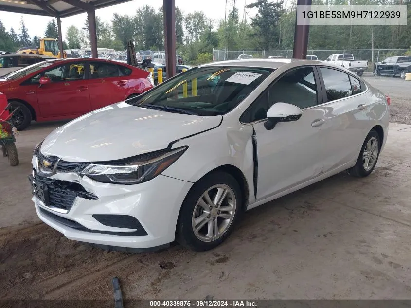 2017 Chevrolet Cruze Lt Auto VIN: 1G1BE5SM9H7122939 Lot: 40339875