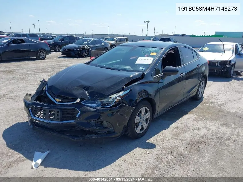 2017 Chevrolet Cruze Ls VIN: 1G1BC5SM4H7148273 Lot: 40342051