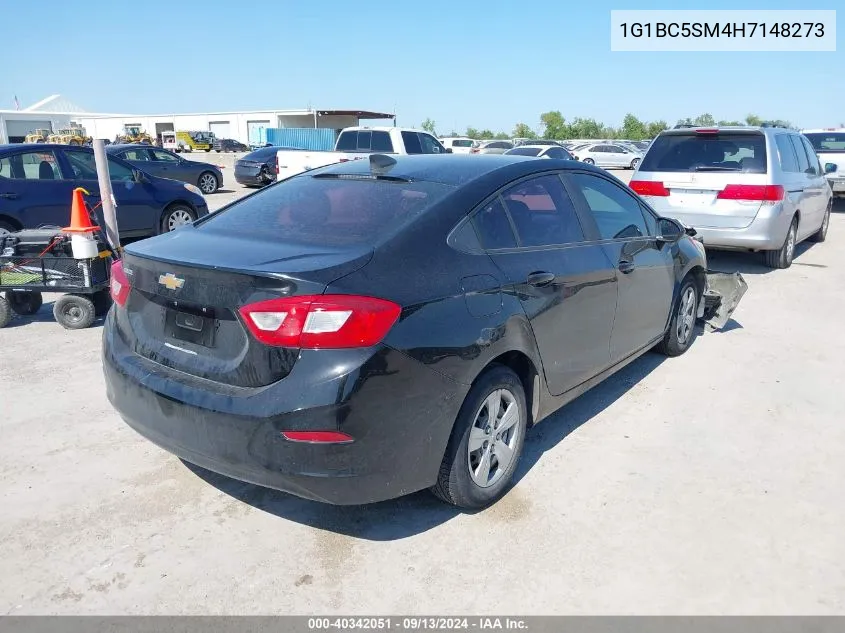 2017 Chevrolet Cruze Ls VIN: 1G1BC5SM4H7148273 Lot: 40342051