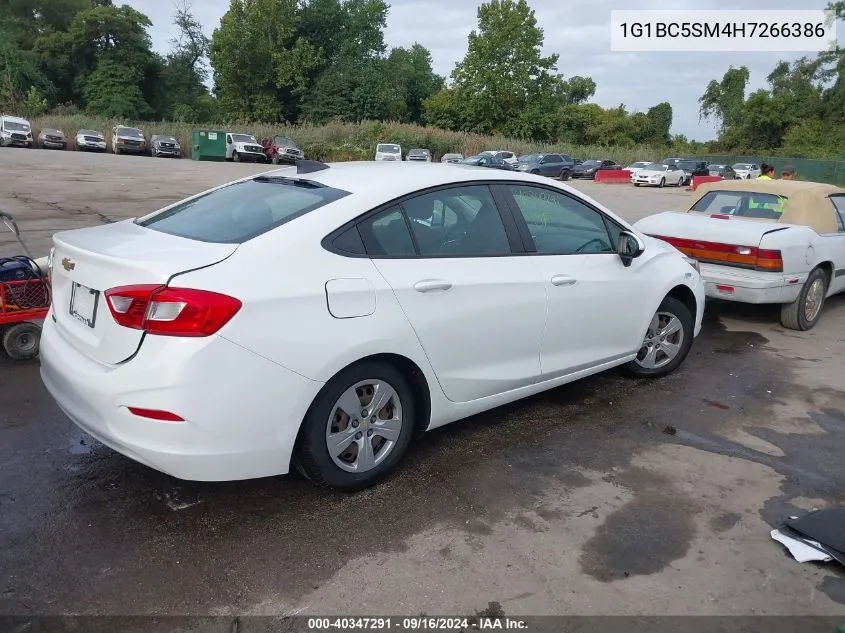 2017 Chevrolet Cruze Ls Auto VIN: 1G1BC5SM4H7266386 Lot: 40347291