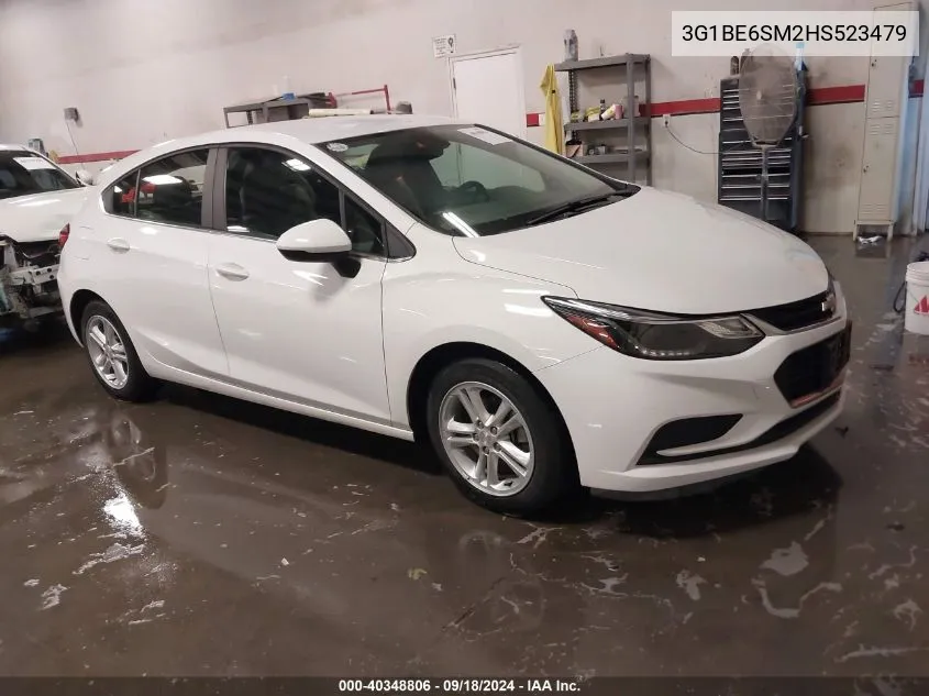 2017 Chevrolet Cruze Lt Auto VIN: 3G1BE6SM2HS523479 Lot: 40348806