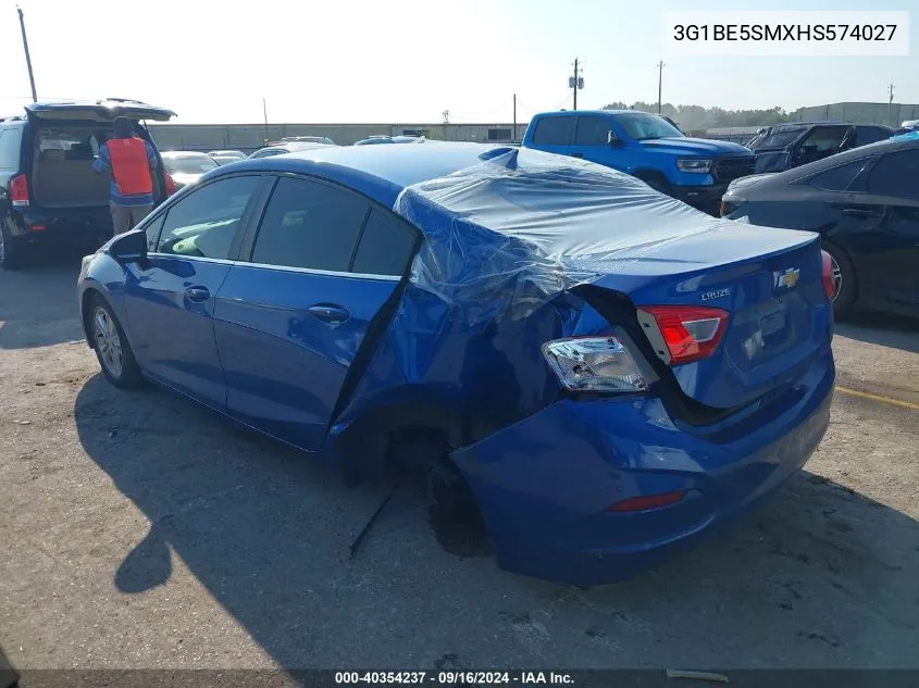 3G1BE5SMXHS574027 2017 Chevrolet Cruze Lt