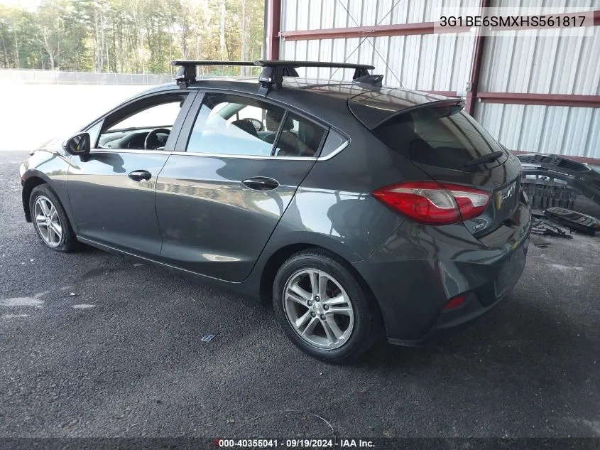 3G1BE6SMXHS561817 2017 Chevrolet Cruze Lt Auto