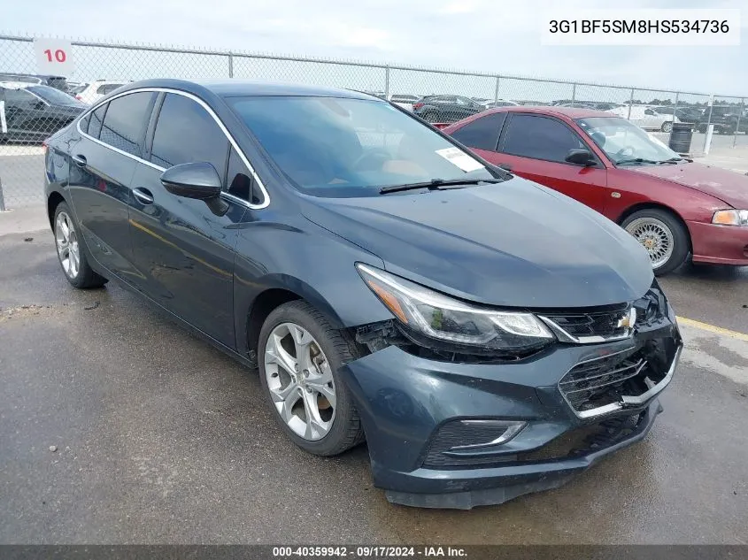 2017 Chevrolet Cruze Premier Auto VIN: 3G1BF5SM8HS534736 Lot: 40359942