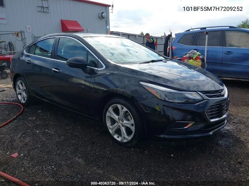 1G1BF5SM7H7209252 2017 Chevrolet Cruze Premier Auto