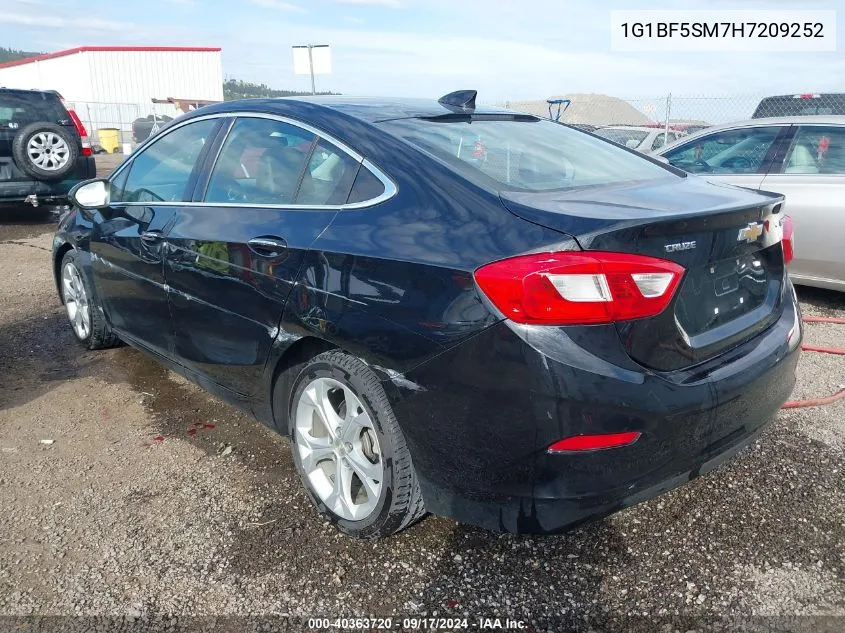 1G1BF5SM7H7209252 2017 Chevrolet Cruze Premier Auto