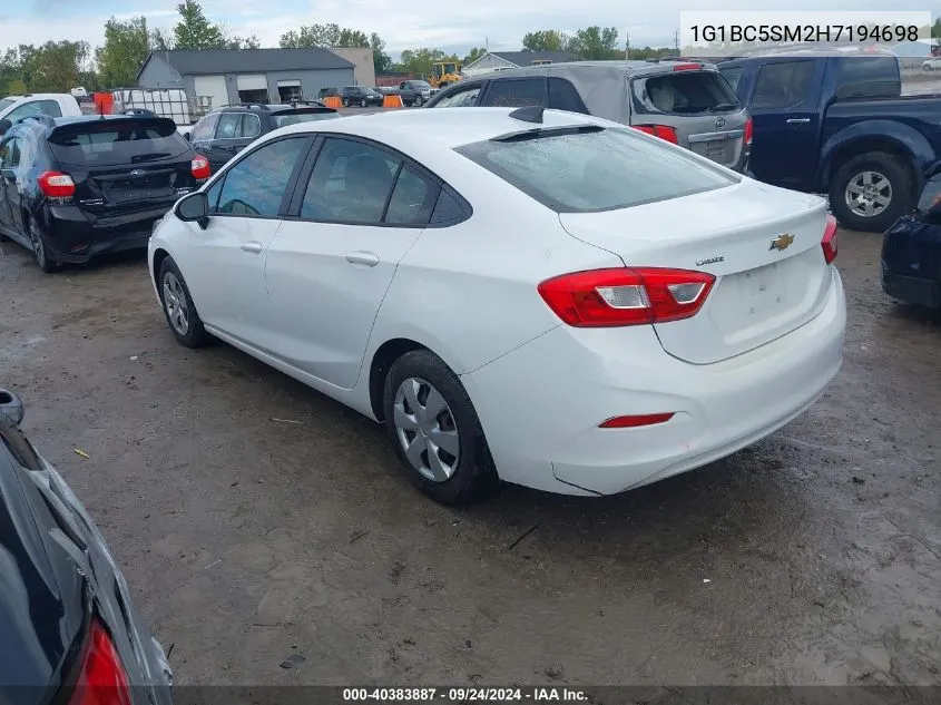 1G1BC5SM2H7194698 2017 Chevrolet Cruze Ls Auto