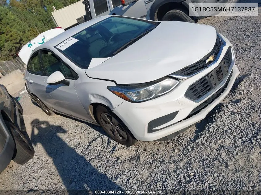 1G1BC5SM6H7137887 2017 Chevrolet Cruze Ls Auto