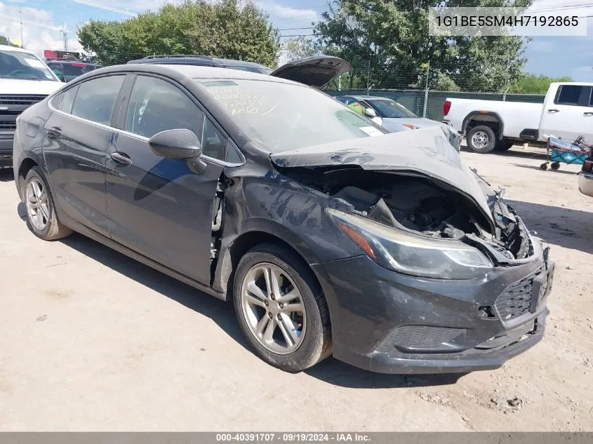 2017 Chevrolet Cruze Lt Auto VIN: 1G1BE5SM4H7192865 Lot: 40391707