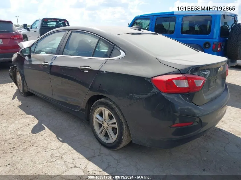 1G1BE5SM4H7192865 2017 Chevrolet Cruze Lt Auto