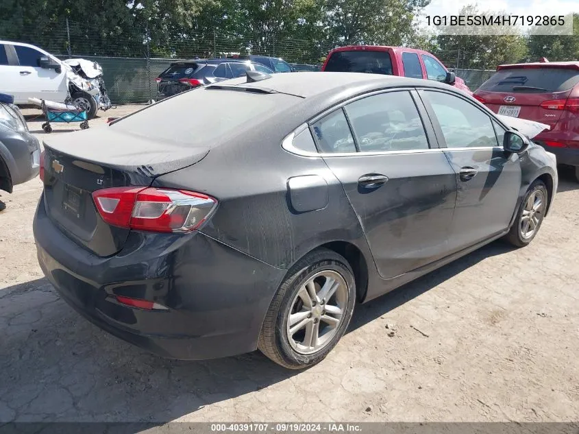 2017 Chevrolet Cruze Lt Auto VIN: 1G1BE5SM4H7192865 Lot: 40391707