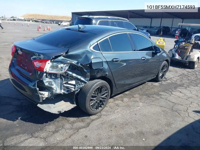 1G1BF5SMXH7174593 2017 Chevrolet Cruze Premier Auto