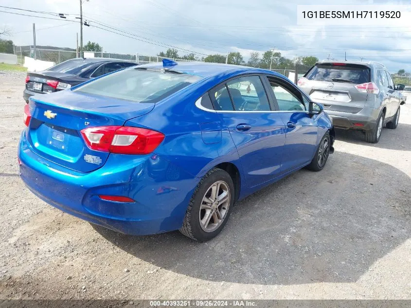 2017 Chevrolet Cruze Lt Auto VIN: 1G1BE5SM1H7119520 Lot: 40393251