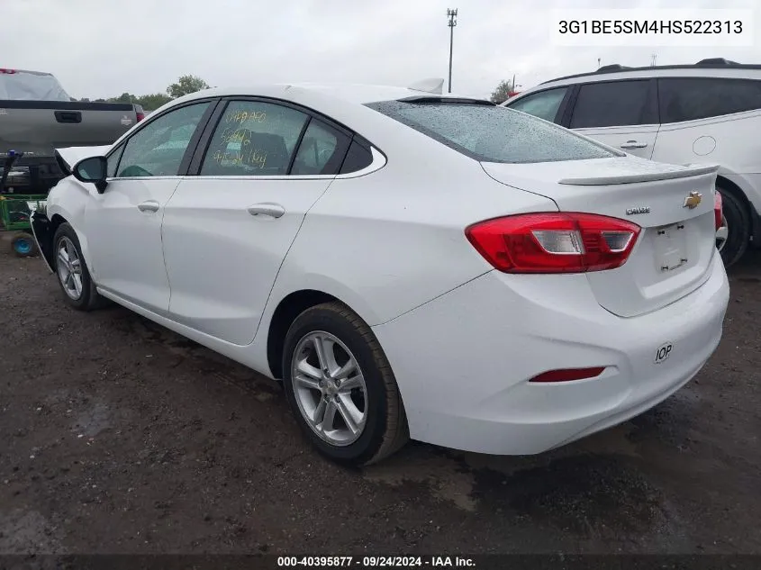 2017 Chevrolet Cruze Lt VIN: 3G1BE5SM4HS522313 Lot: 40395877