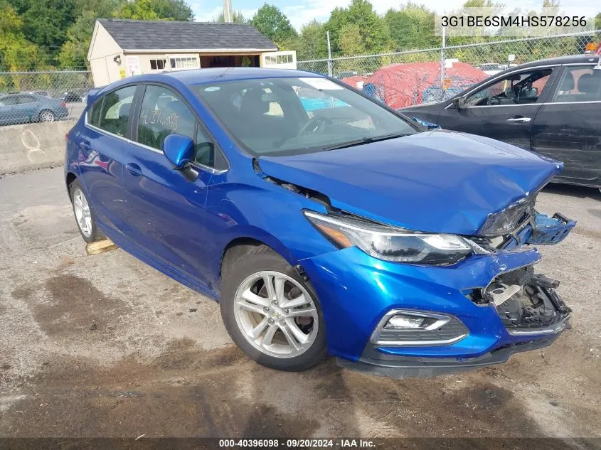 3G1BE6SM4HS578256 2017 Chevrolet Cruze Lt Auto