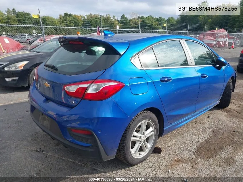 2017 Chevrolet Cruze Lt Auto VIN: 3G1BE6SM4HS578256 Lot: 40396098