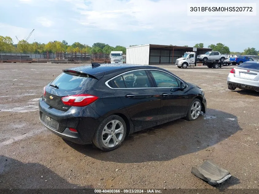 3G1BF6SM0HS520772 2017 Chevrolet Cruze Premier Auto