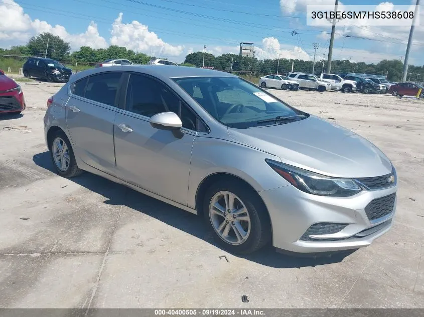 3G1BE6SM7HS538608 2017 Chevrolet Cruze Lt Auto