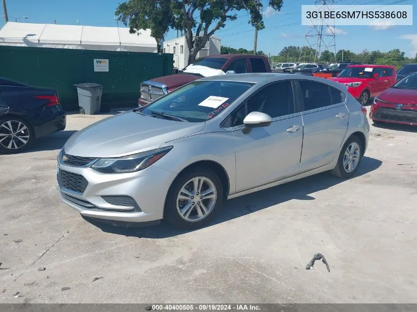 2017 Chevrolet Cruze Lt Auto VIN: 3G1BE6SM7HS538608 Lot: 40400505