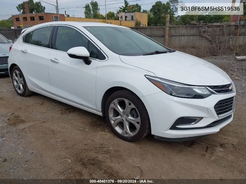 3G1BF6SM5HS519536 2017 Chevrolet Cruze Premier Auto