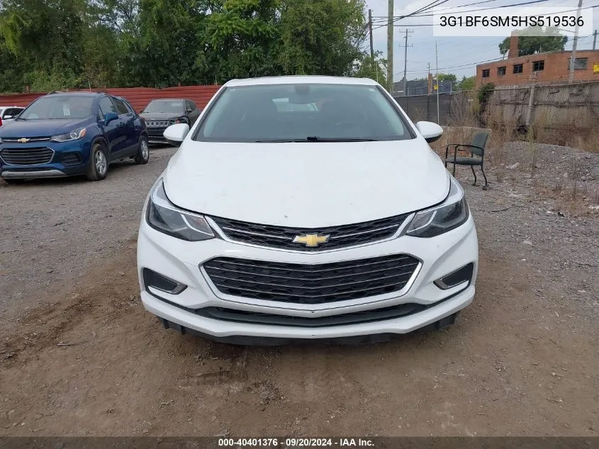 3G1BF6SM5HS519536 2017 Chevrolet Cruze Premier Auto