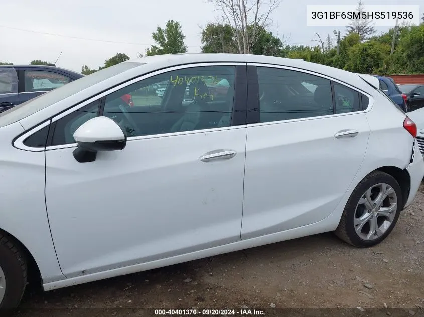 3G1BF6SM5HS519536 2017 Chevrolet Cruze Premier Auto