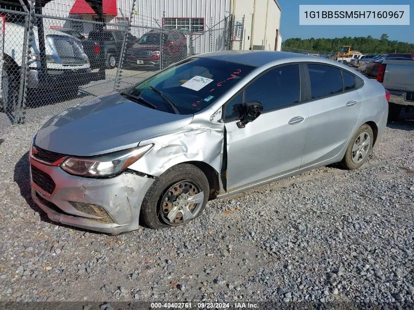 1G1BB5SM5H7160967 2017 Chevrolet Cruze Ls