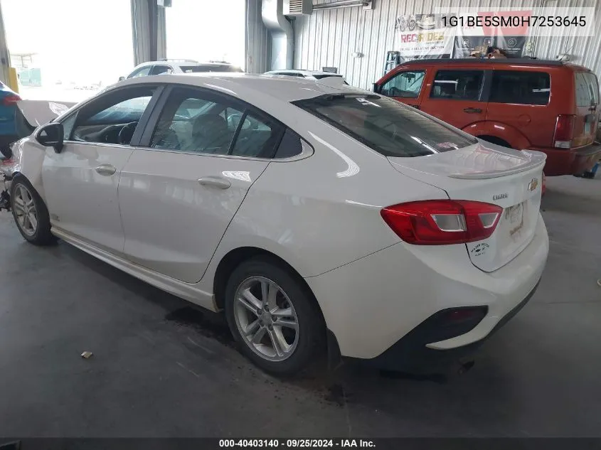 1G1BE5SM0H7253645 2017 Chevrolet Cruze Lt Auto