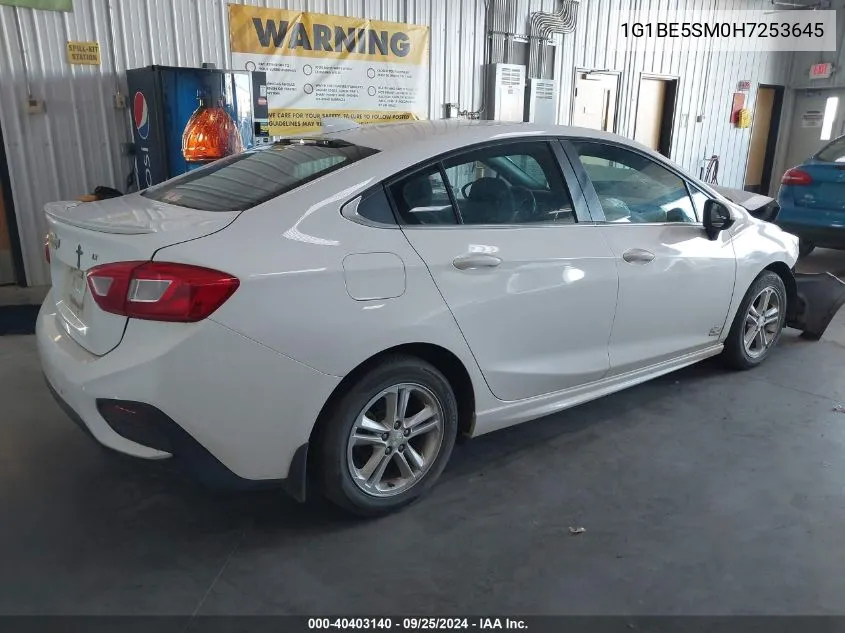 1G1BE5SM0H7253645 2017 Chevrolet Cruze Lt Auto