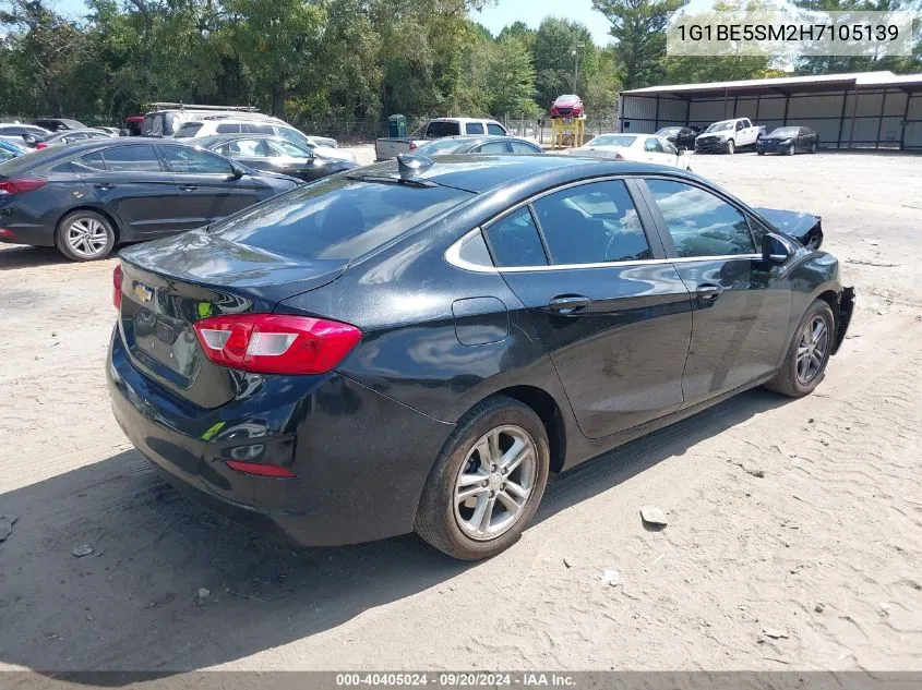 1G1BE5SM2H7105139 2017 Chevrolet Cruze Lt Auto