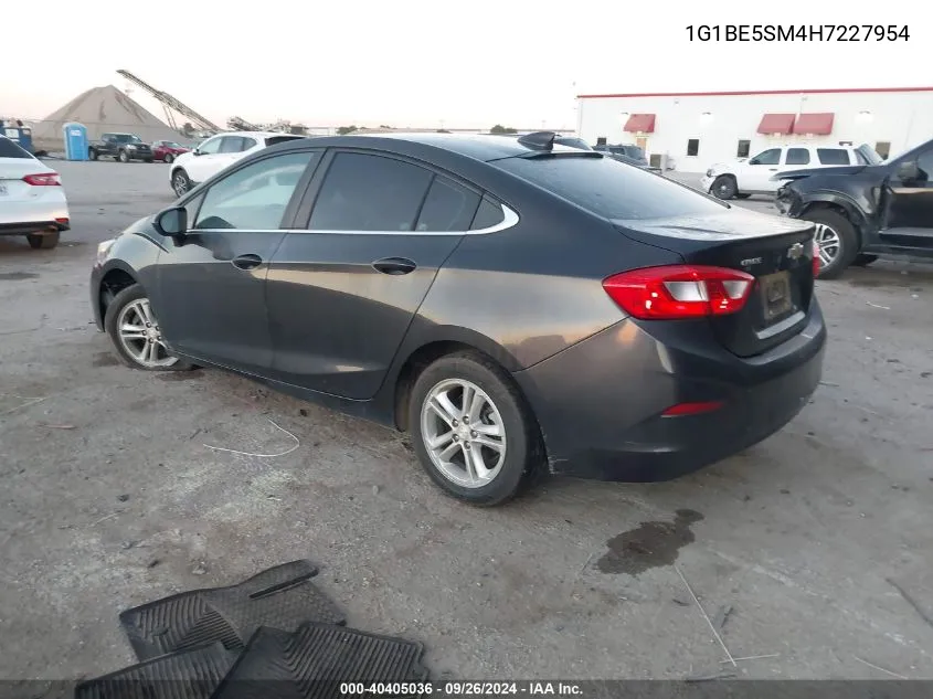 2017 Chevrolet Cruze Lt VIN: 1G1BE5SM4H7227954 Lot: 40405036