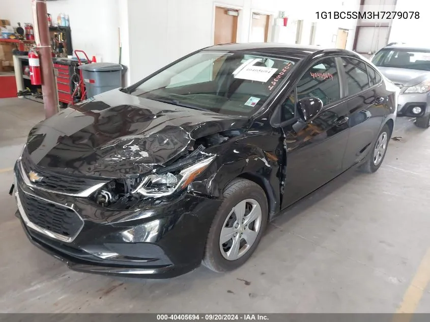 1G1BC5SM3H7279078 2017 Chevrolet Cruze Ls Auto