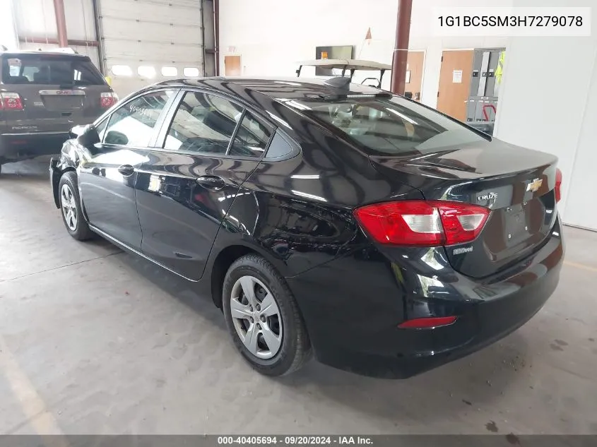 1G1BC5SM3H7279078 2017 Chevrolet Cruze Ls Auto